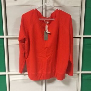 NWT J. Crew cashmere boyfriend sweater, size small